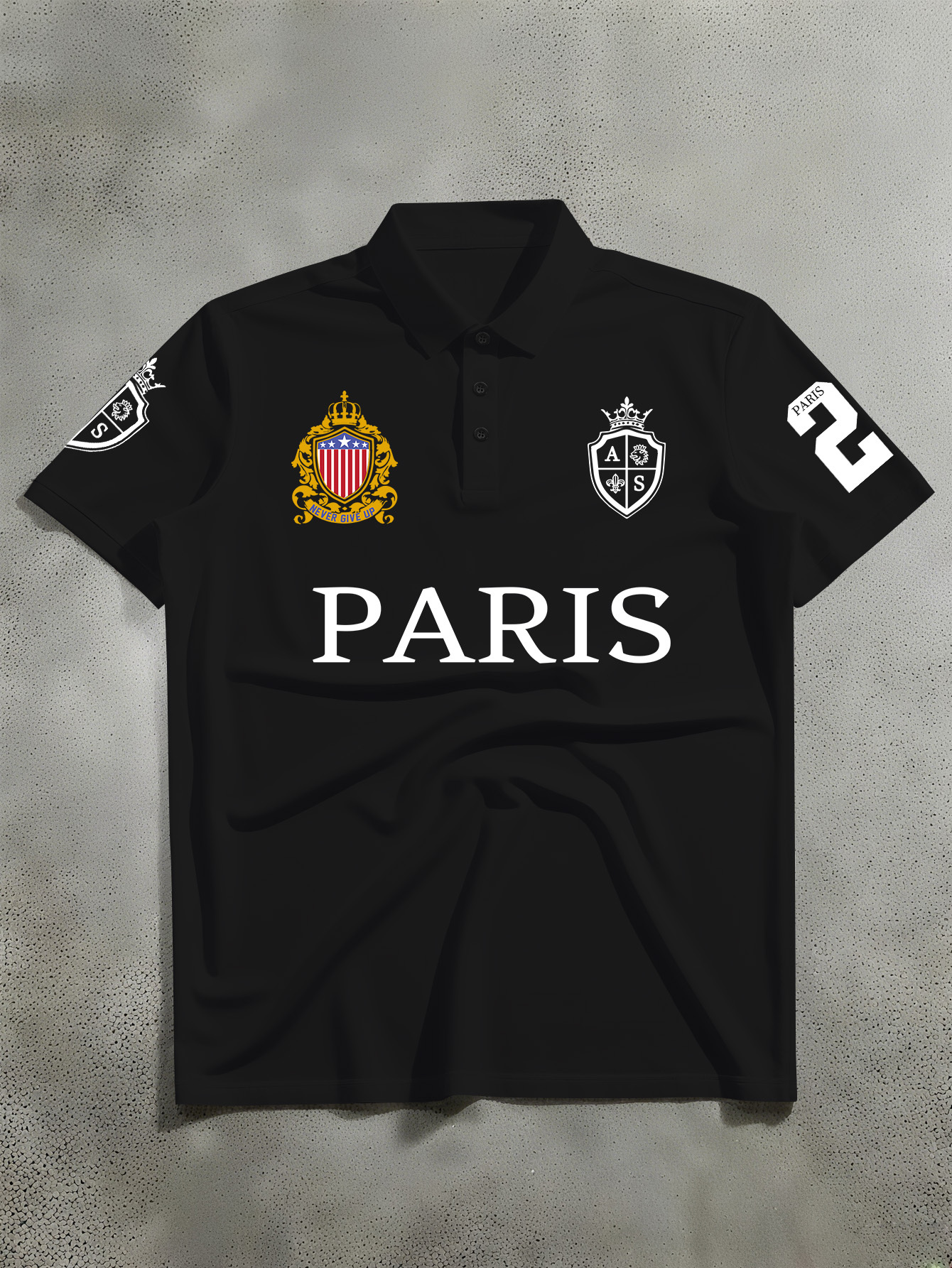 Paris Men'S Fashion - 2026 Sommer Neues Herren Kurzarm-Poloshirt, Paris