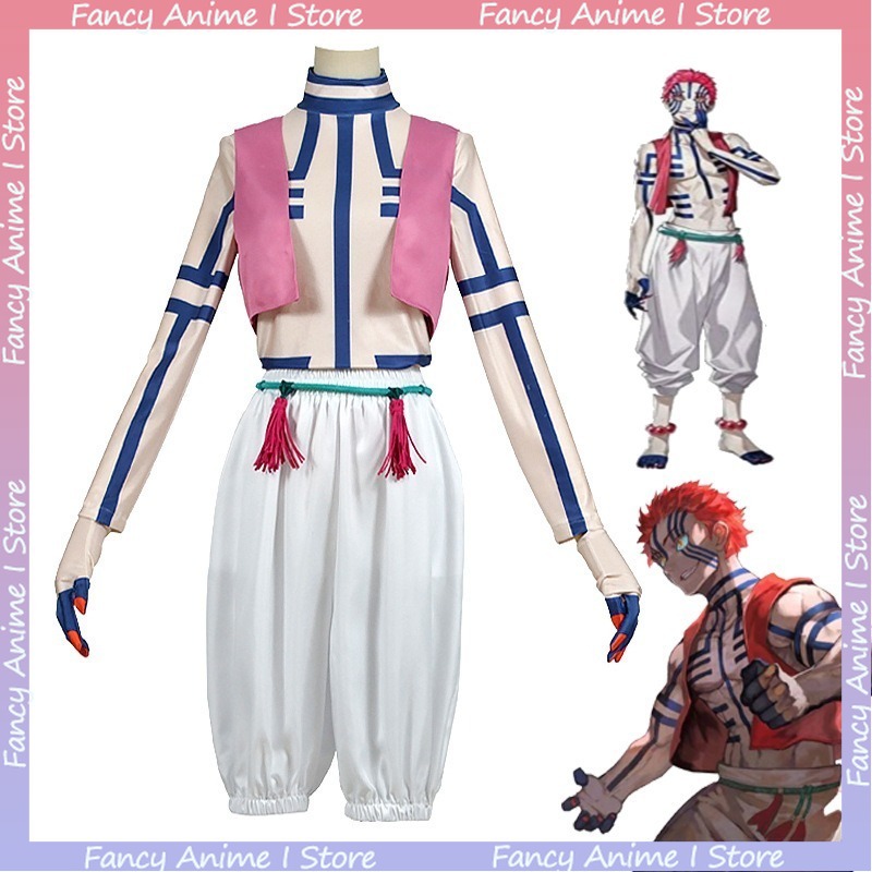 Men'S Fashion Korea - Anime Akaza Cosplay-Kostüm, hübscher Party-Anzug für