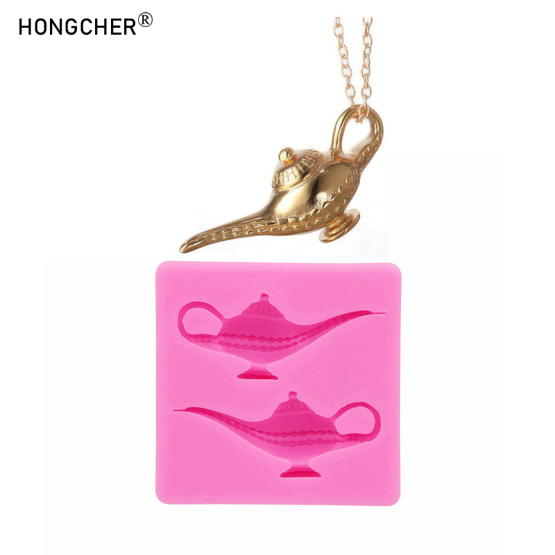 Men'S Fashion Rules - Wunsch-Aladdin-Lampen-Anhänger-Halskette, personalisiert, Retro, für Herren und