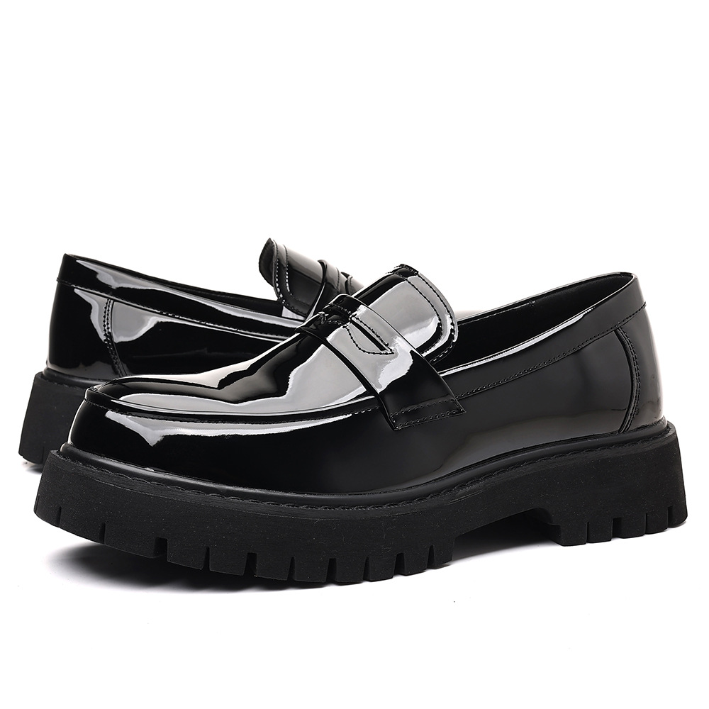 Suede Loafers Men - Neue Herren-Loafer zum Hineinschlüpfen, PU-Leder, Freizeitschuhe,