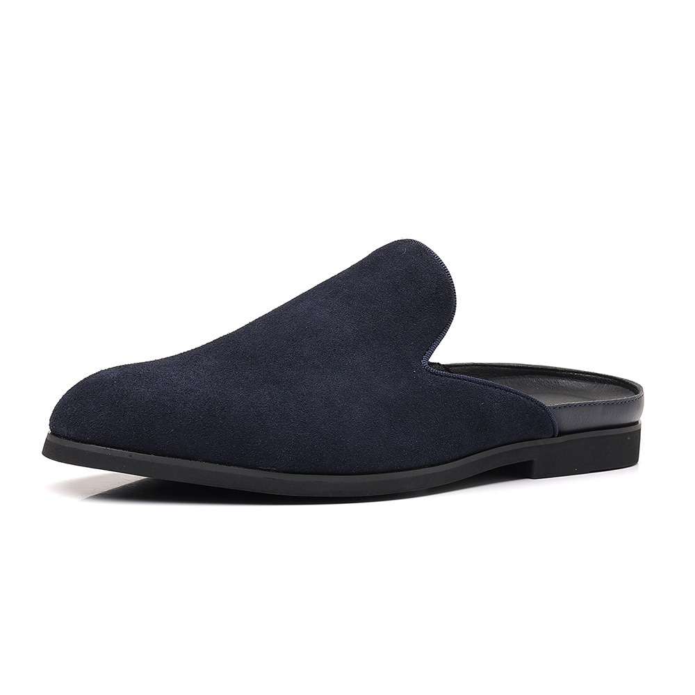 Suede Loafers Men - Wildleder-Pantoletten für Herren, Slipper, formelle Hausschuhe