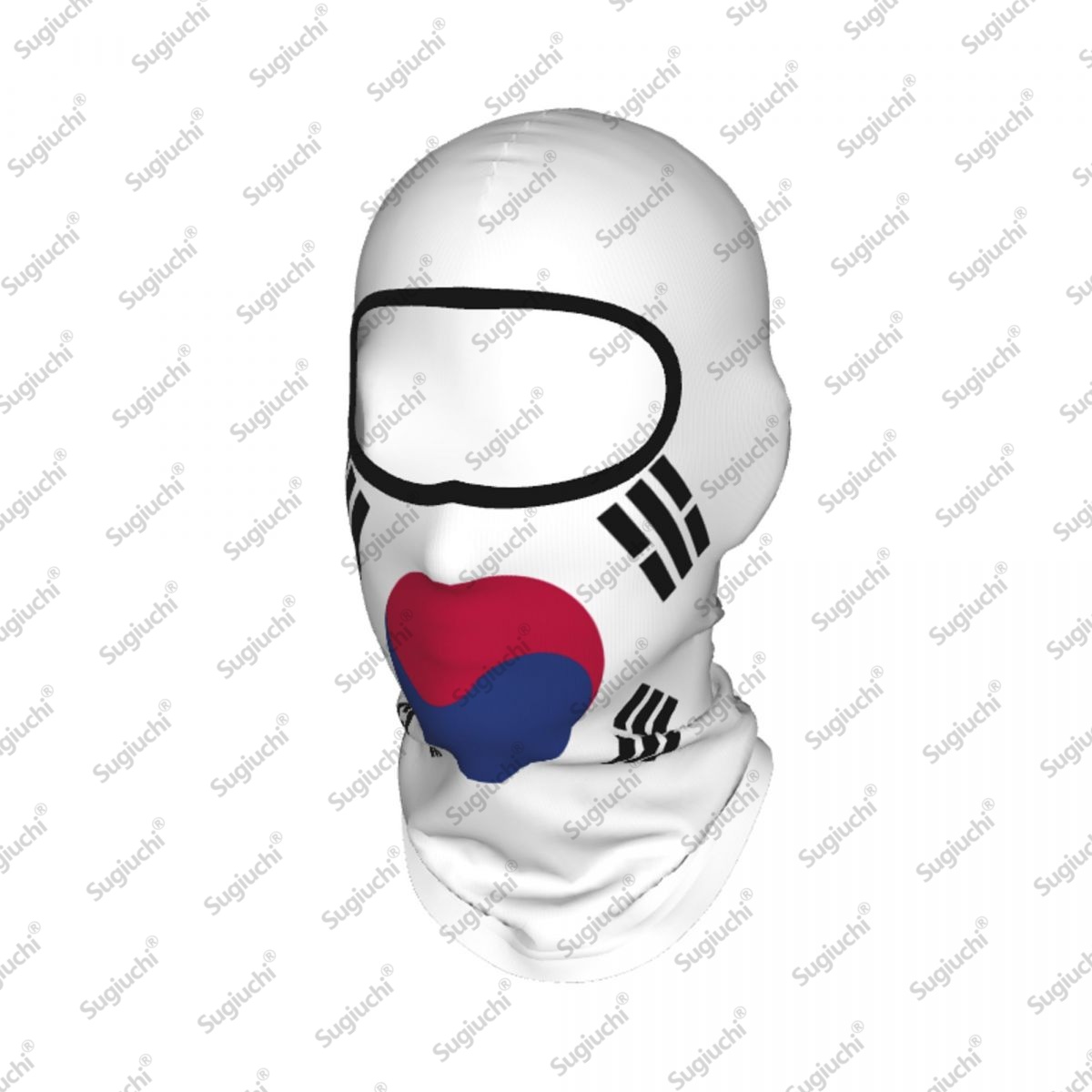 Men'S Fashion Korea - Südkorea Fahrrad-Sturmhaube, Vollgesichts-Skimaske, Sonnenschutzschal, winddicht, atmungsaktiv,