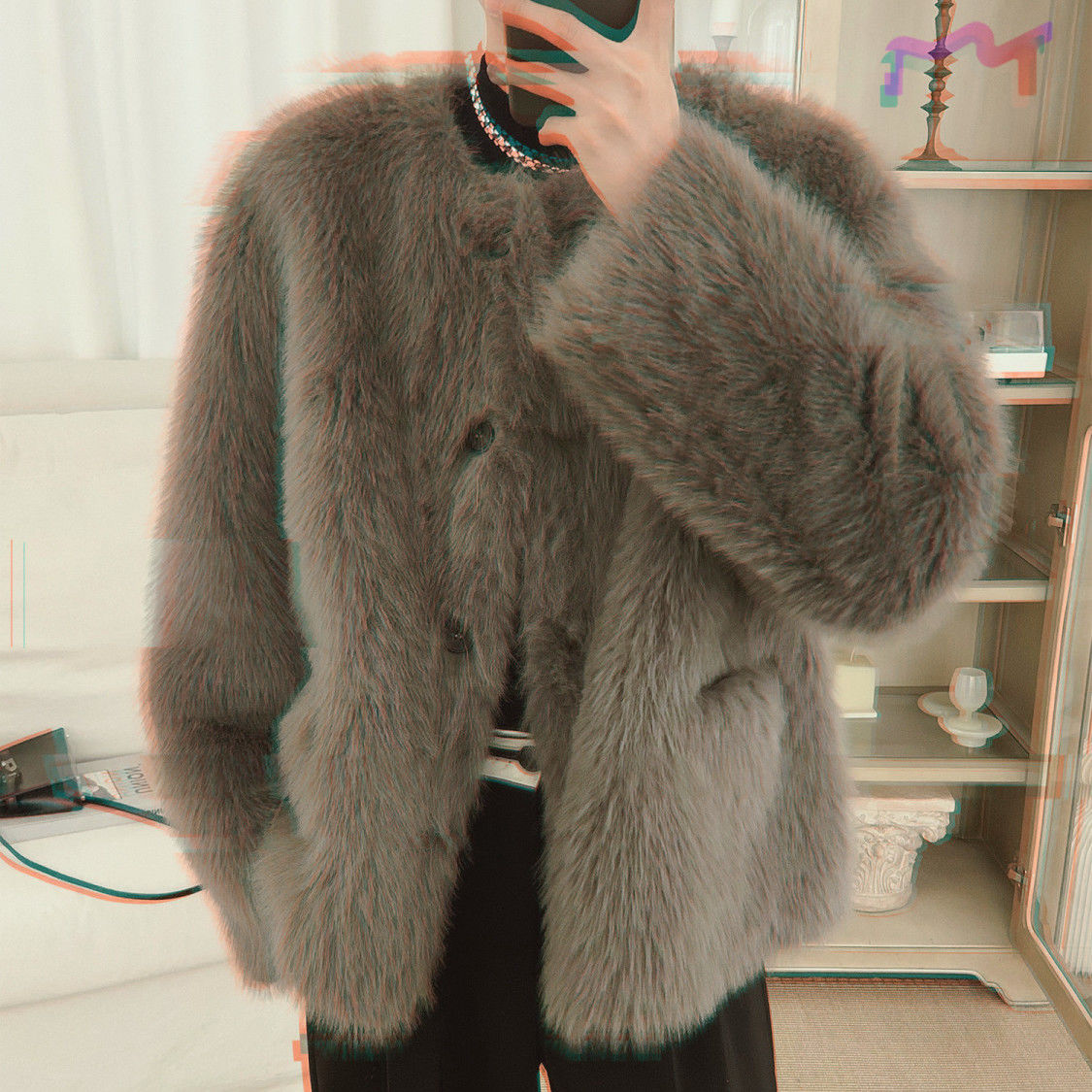Men'S Fashion Light Jacket - Koreanische männer Imitation Pelzmantel Hochwertige Winter
