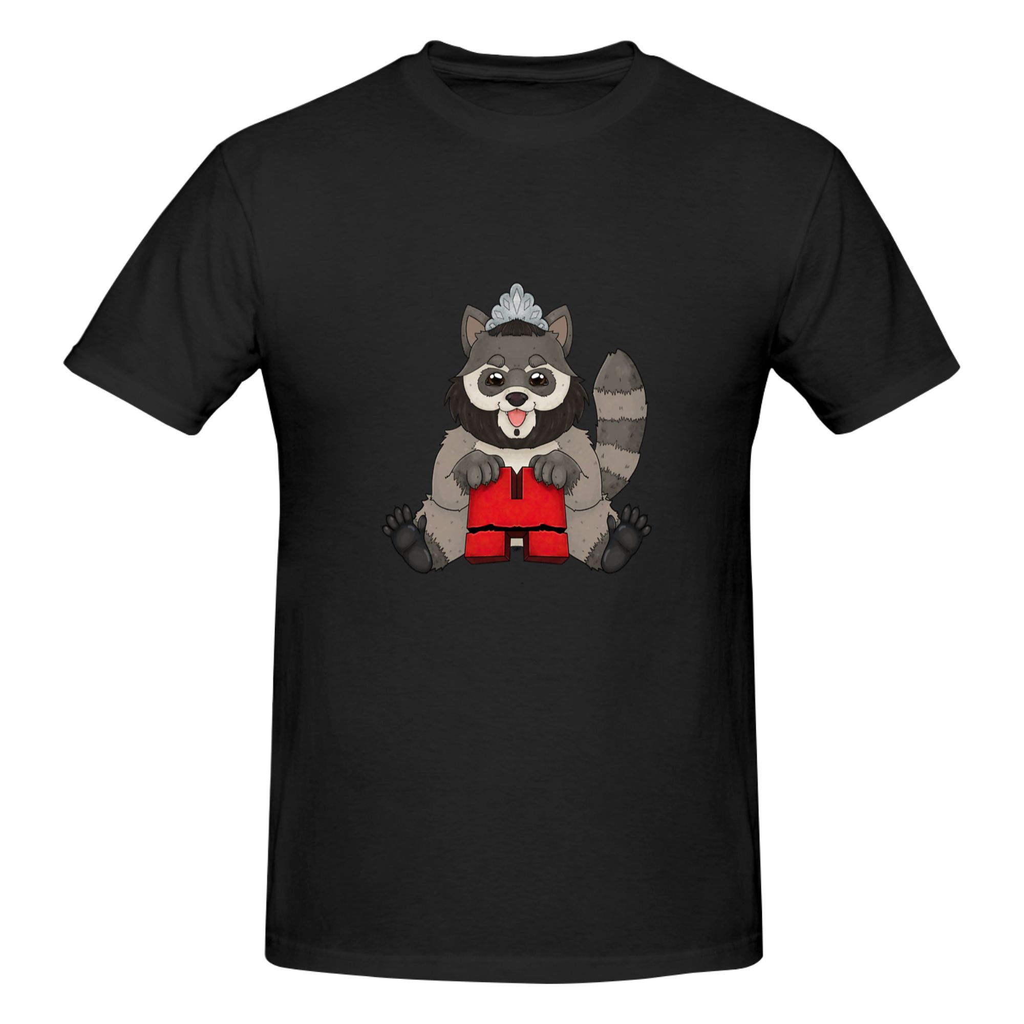 Mens Fashion Hacks - Lustiges Waschbär-T-Shirt „Tony from Hack the