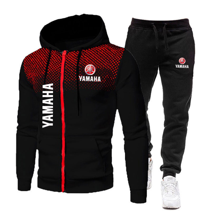 Men'S Fashion Usa - Yamaha Herren-Sets mit Logo-Print, modisch, lässig,