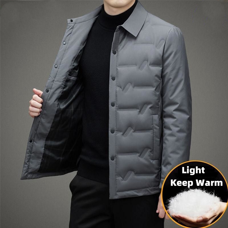 Men'S Fashion Light Jacket - Leichte Daunenmäntel für Herren, lässig, schmale