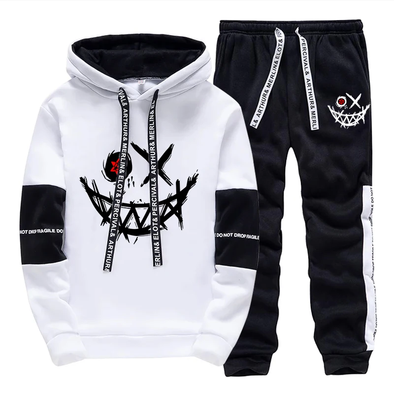 Men'S Fashion Usa - Herren-Set/Hoodie/Hose 2026 Herbst Tägliche Freizeitmode Kapuzenpullover