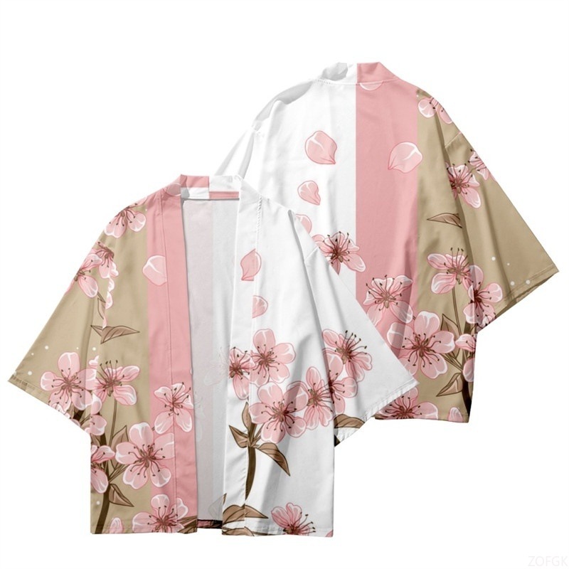 Men'S Fashion Rules - Sommer Frauen Blume Drucken Kimono Männer
