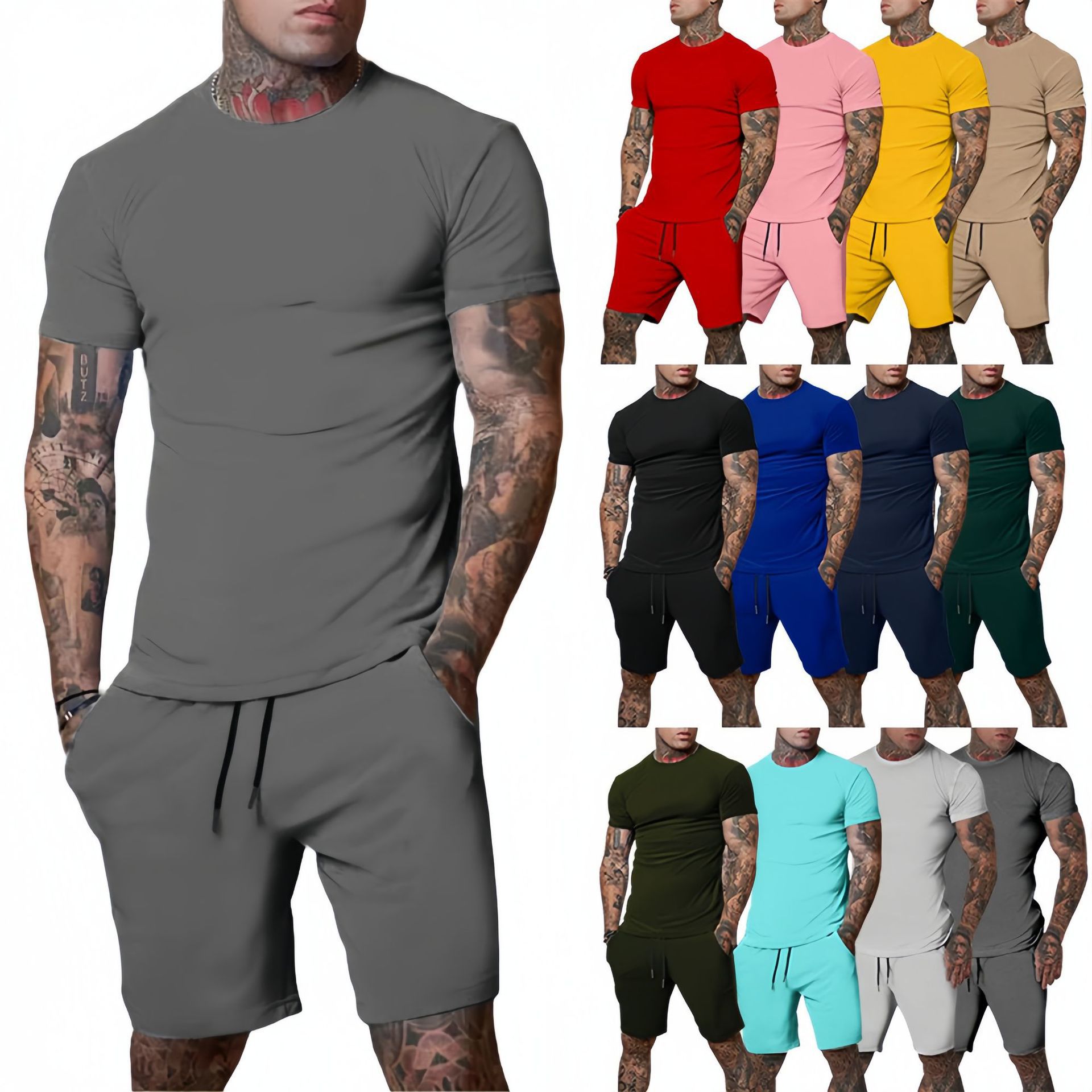 Men'S Fashion Rules - Modischer und Lässiger Sommer-Outdoor-Sportanzug für Herren: