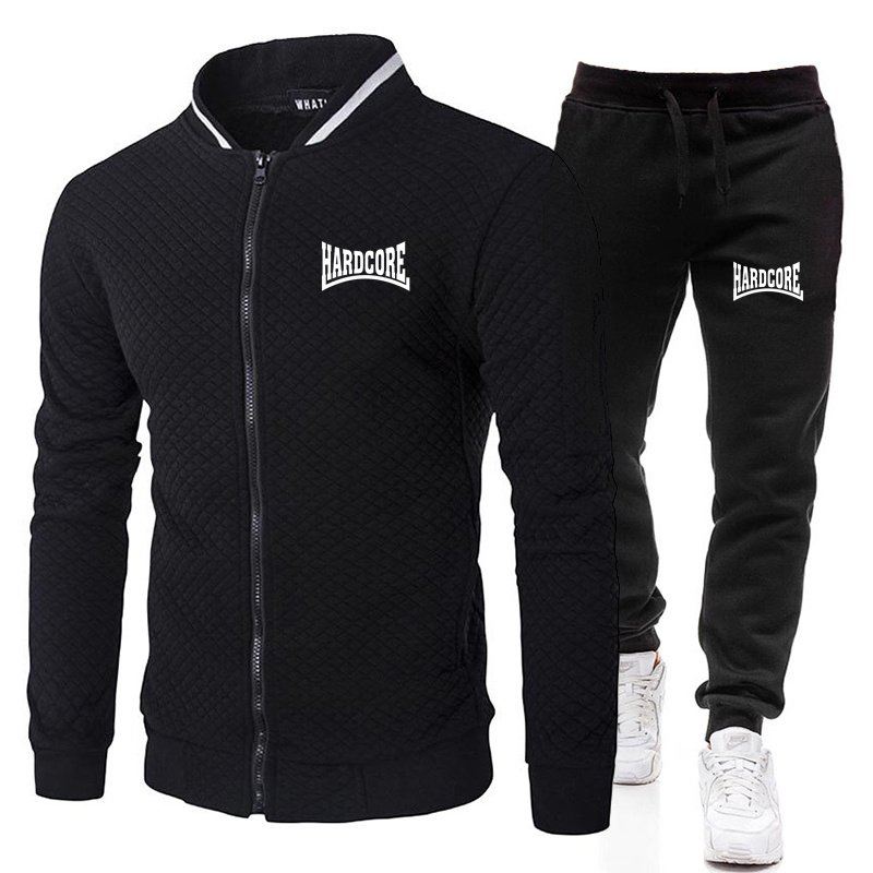 Men'S Fashion Zipper Jacket - HARDCORE Frühling und Herbst Herren Mode