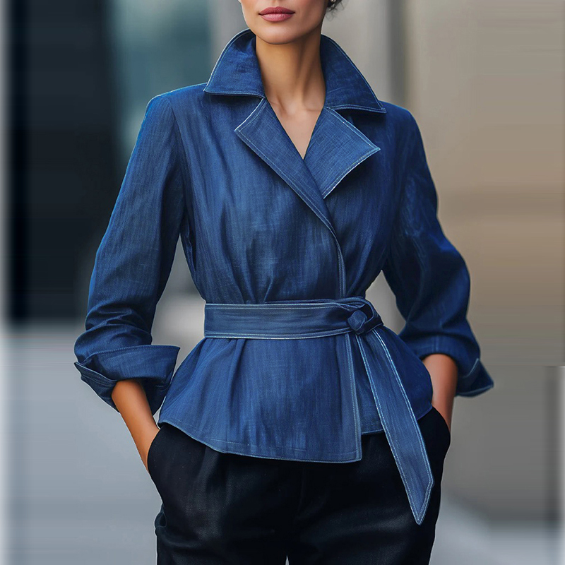 Denim Jacket Vintage - Herbst Frühling 2026 Mode Denim-Jeansjacke für