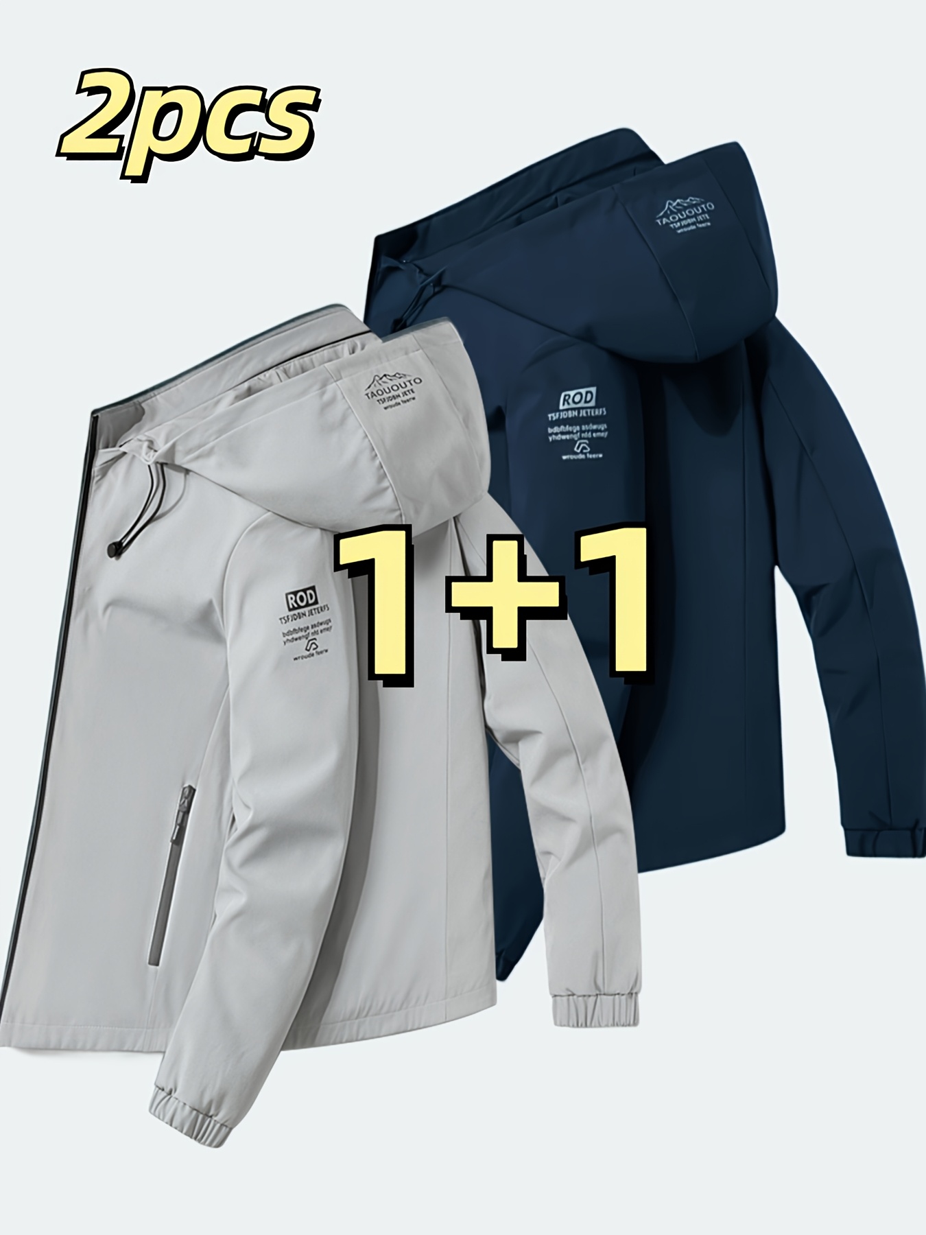 Zweiteilige modische winddicht – Men'S Fashion Zipper Jacket Bewertung und Preis