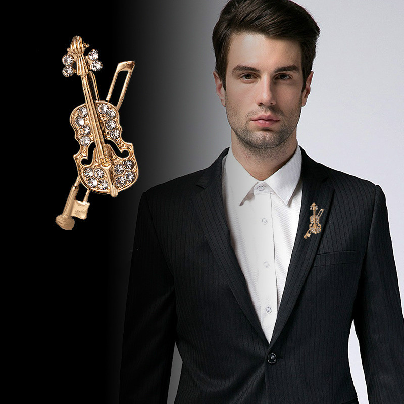 Kristall Violine Brosche Schmu – Men'S Fashion Korea Bewertung und Preis