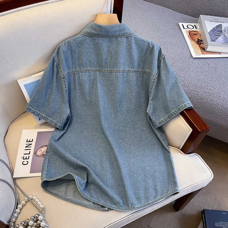 Retro Denim Hemd Für Frauen So – Denim Jacket Vintage Bewertung und Preis