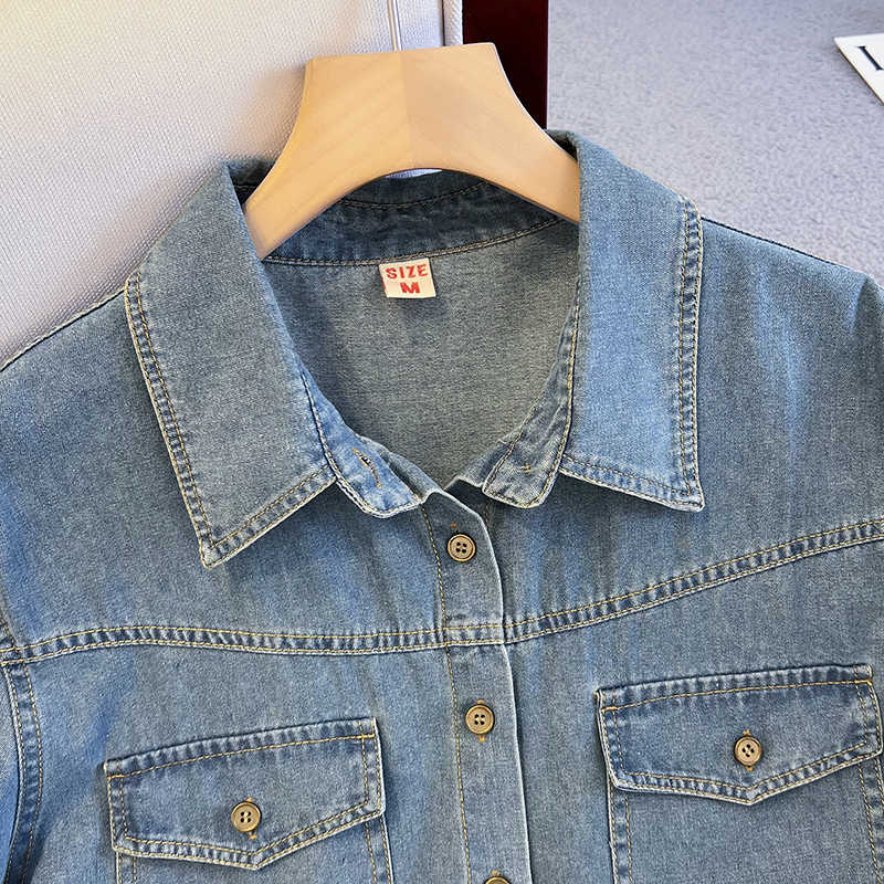 Retro Denim Hemd Für Frauen So – Denim Jacket Vintage Bewertung und Preis