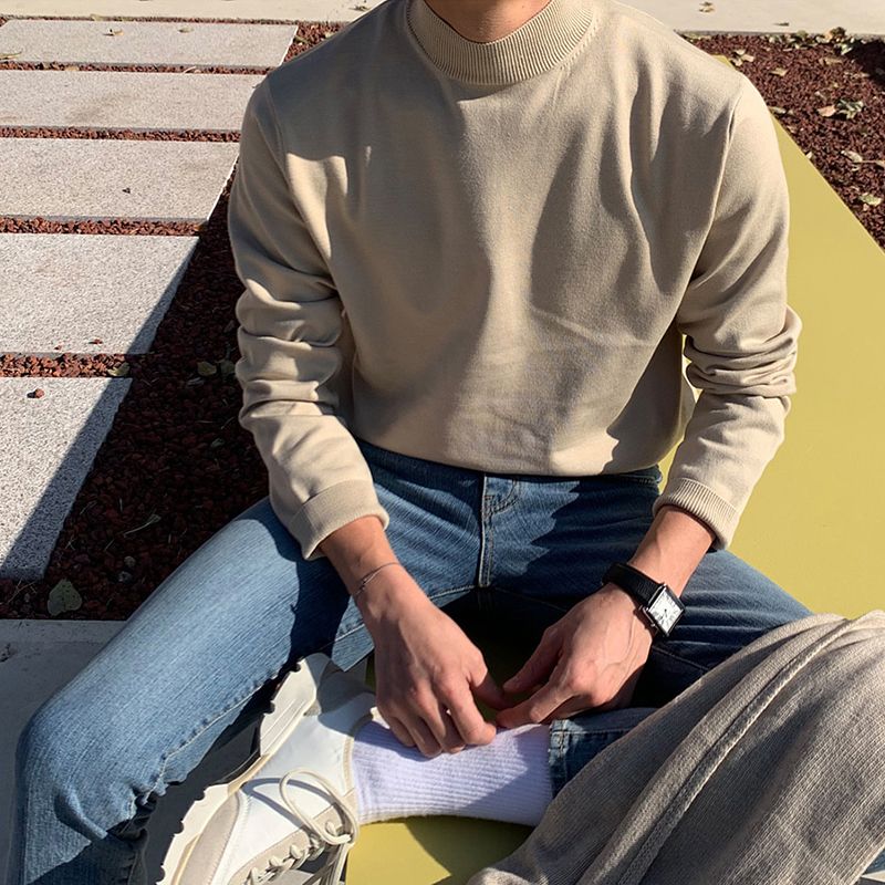 Halber Rollkragenpullover für  – Men'S Fashion Korea Bewertung und Preis