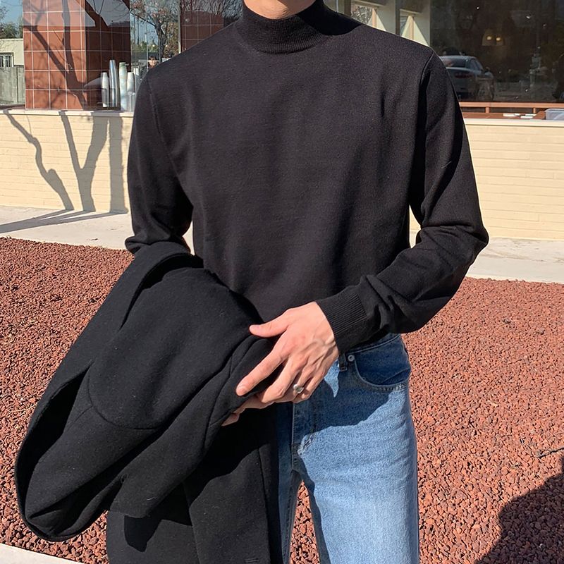 Halber Rollkragenpullover für  – Men'S Fashion Korea Bewertung und Preis