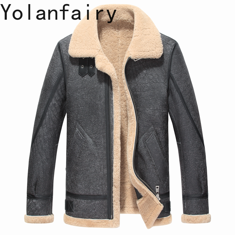 YOLANFAIRY Echt Leder Jacken f – Men'S Fashion Zipper Jacket Bewertung und Preis