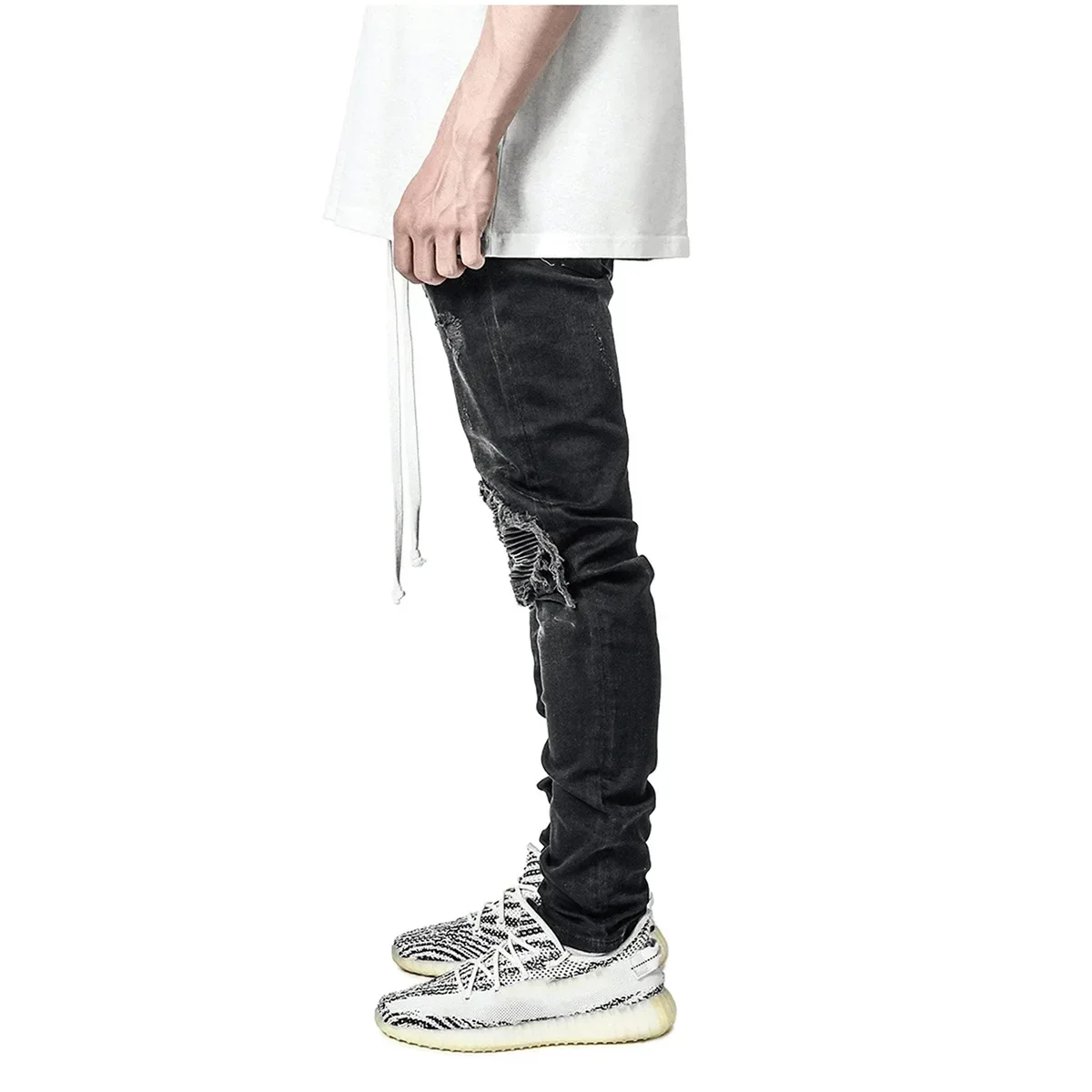 Jeans Mens Fashion Skinny Deni – Men'S Fashion Grey Jeans Bewertung und Preis