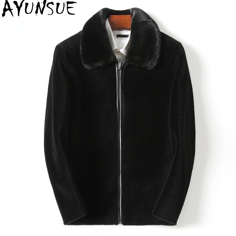 AYUNSUE Casual 100 % Wolle Män – Men'S Fashion Zipper Jacket Bewertung und Preis