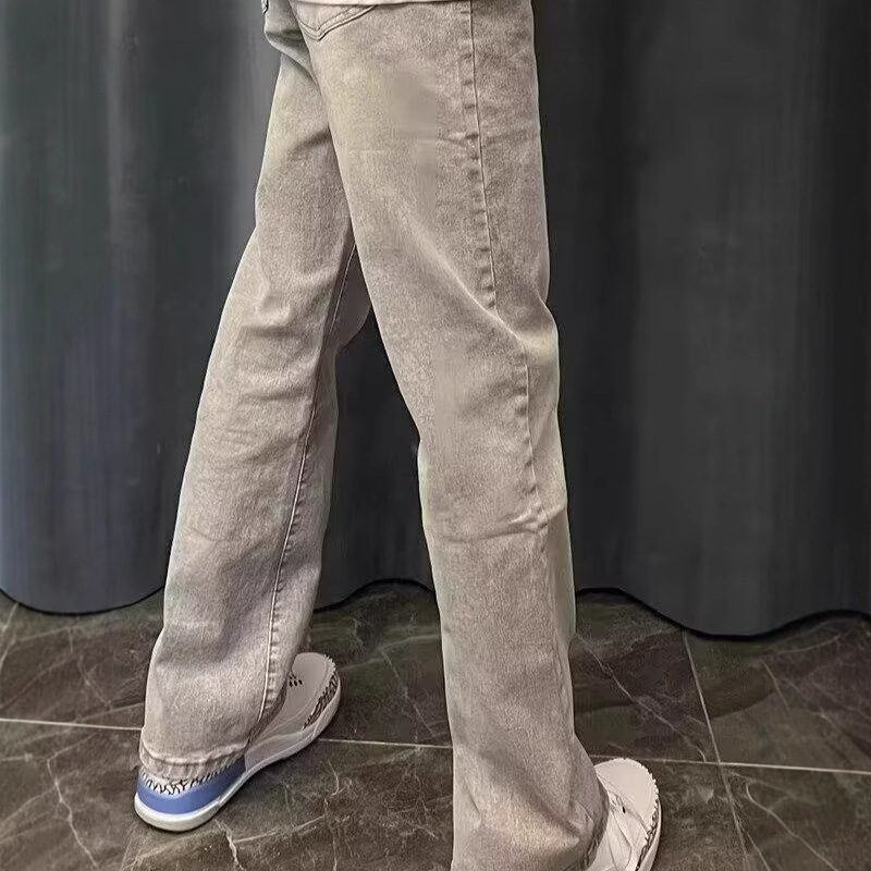 Amerikanische Vintage Neue Mod – Men'S Fashion Grey Jeans Bewertung und Preis