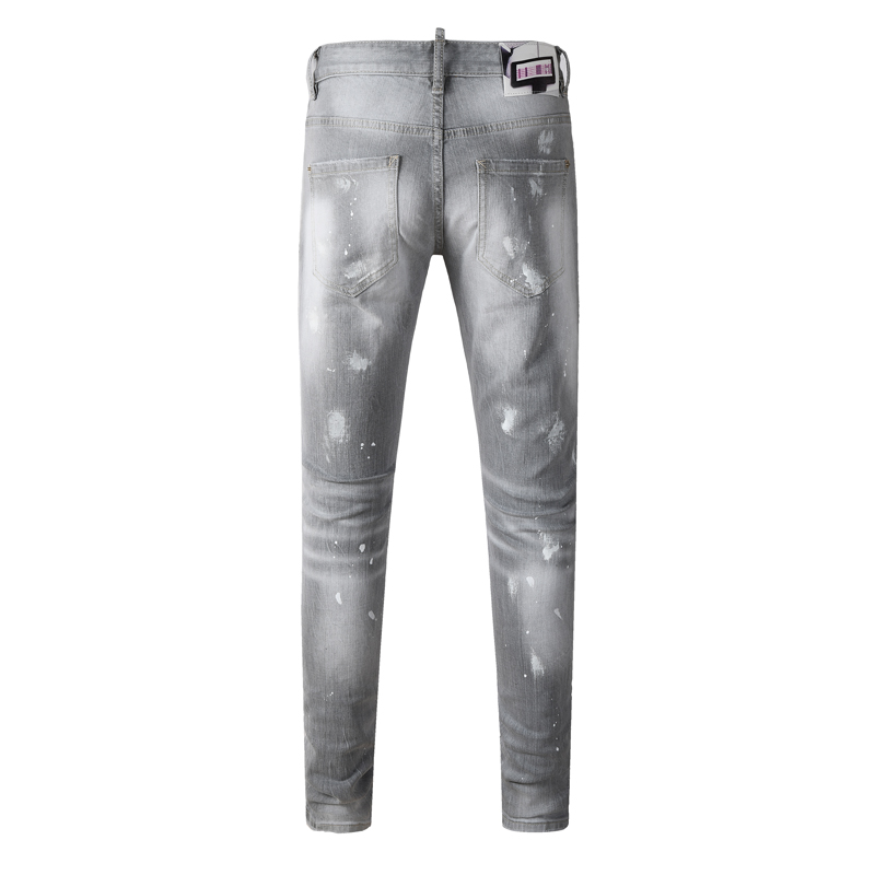 High-Street-Mode Herren Hellgr – Men'S Fashion Grey Jeans Bewertung und Preis