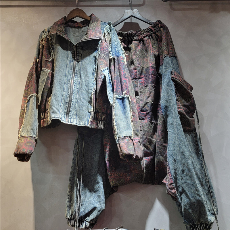 WTHT Vintage Trendy frauen Pat – Denim Jacket Vintage Bewertung und Preis