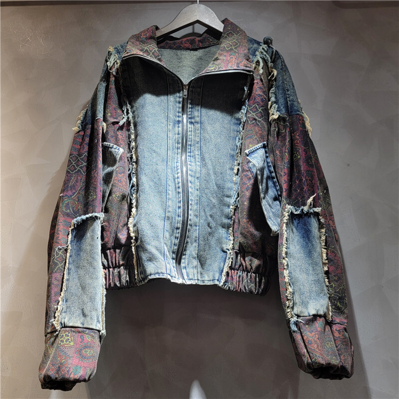 WTHT Vintage Trendy frauen Pat – Denim Jacket Vintage Bewertung und Preis