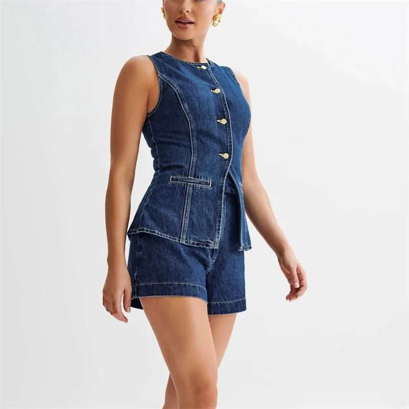 2024 Vintage Casual Denim Anzü – Denim Jacket Vintage Bewertung und Preis