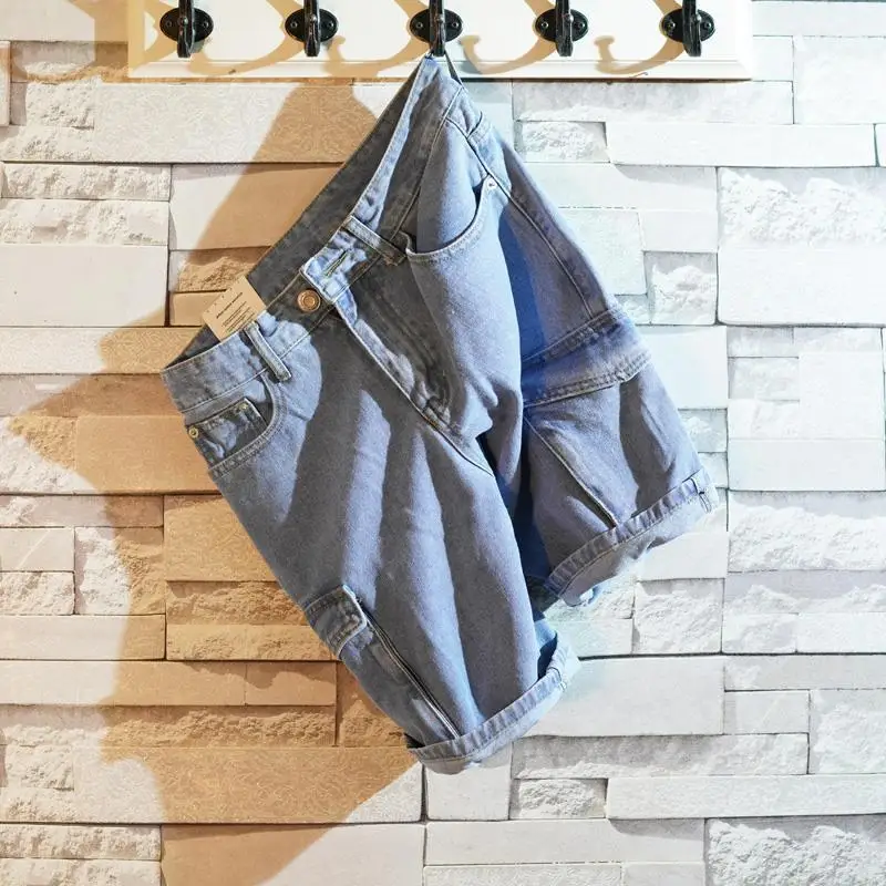 Lose gerade kurze Jeanshose fü – Men'S Fashion Korea Bewertung und Preis