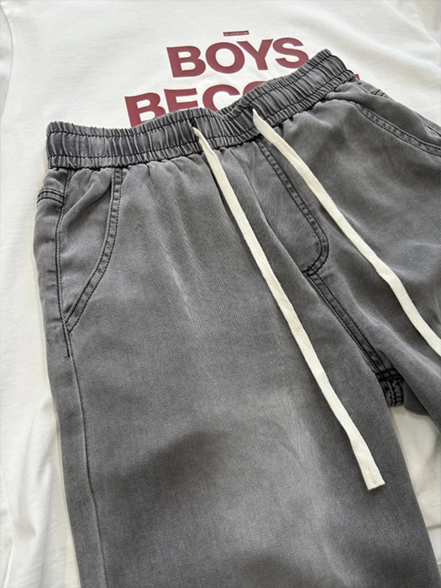 Hellblau-Graue Weite Gerade Je – Men'S Fashion Grey Jeans Bewertung und Preis