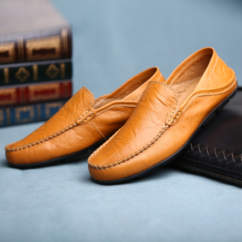 Herren Leder Casual Loafer Sch – Suede Loafers Men Bewertung und Preis