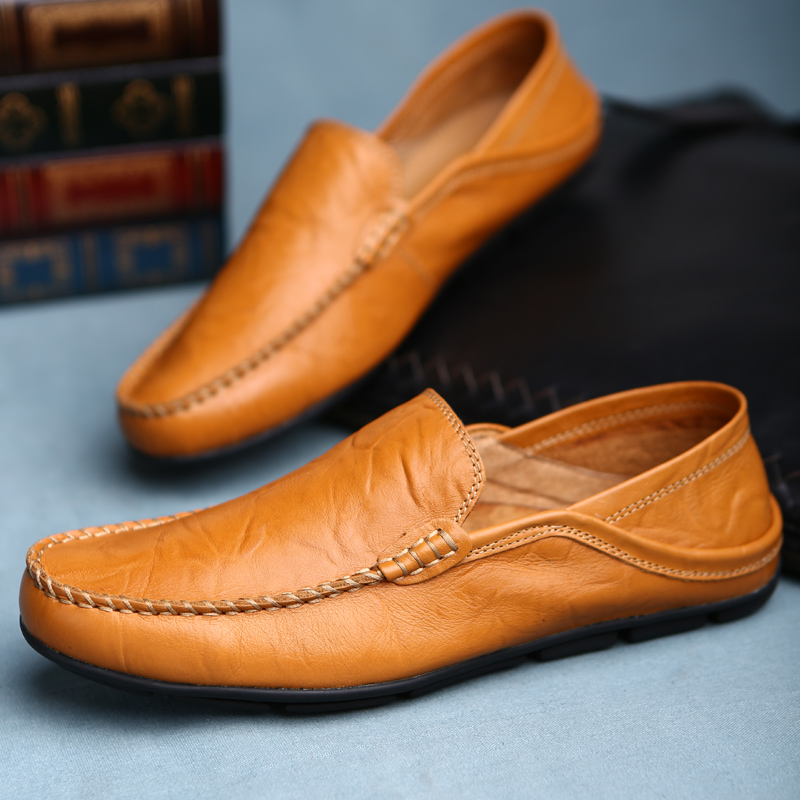 Herren Leder Casual Loafer Sch – Suede Loafers Men Bewertung und Preis