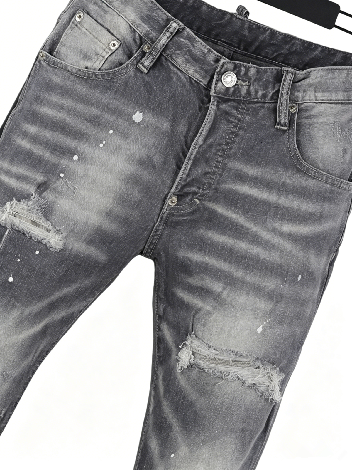 6071 Four Seasons Neue Herren- – Men'S Fashion Grey Jeans Bewertung und Preis