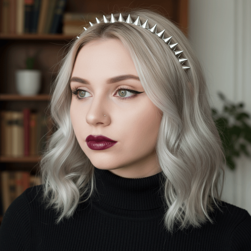 Cosplay-Zubehör Silbernes Niet – Men Fashion Hair Style Bewertung und Preis