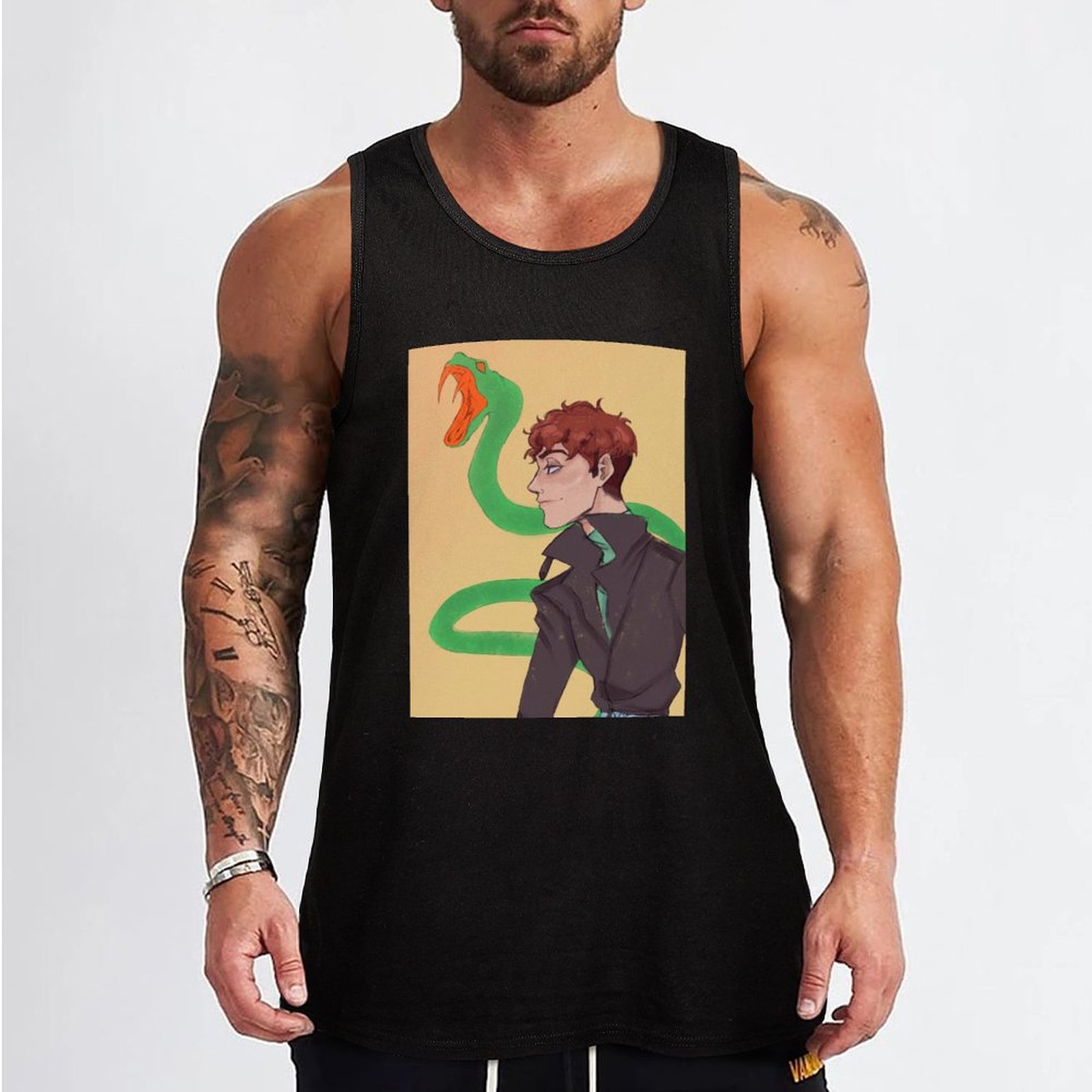 50s Snake Boy Tank Top Trendig – Mens Fashion In The 50S Bewertung und Preis