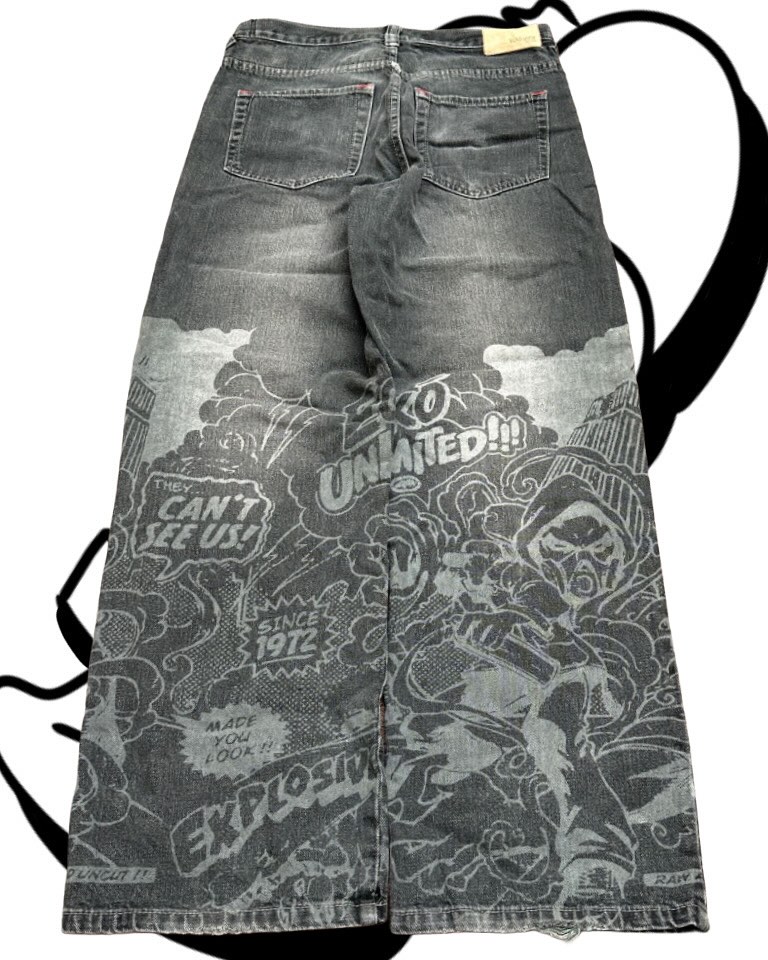 Amerikanische Mode Bedruckte J – Men'S Fashion Grey Jeans Bewertung und Preis