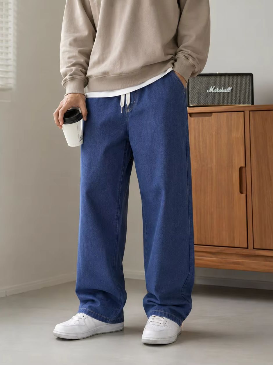 Herren Casual Baggy Jeans, Loo – Men'S Fashion Grey Jeans Bewertung und Preis