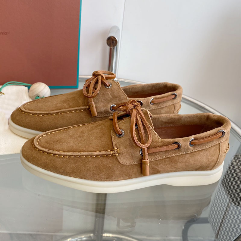 Hochwertige Echtleder-Flachsch – Suede Loafers Men Bewertung und Preis