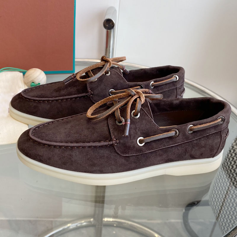 Hochwertige Echtleder-Flachsch – Suede Loafers Men Bewertung und Preis