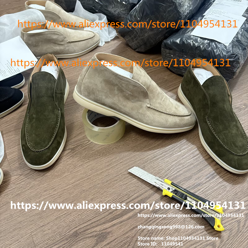 Aprikose schwarze Loafer Freiz – Suede Loafers Men Bewertung und Preis