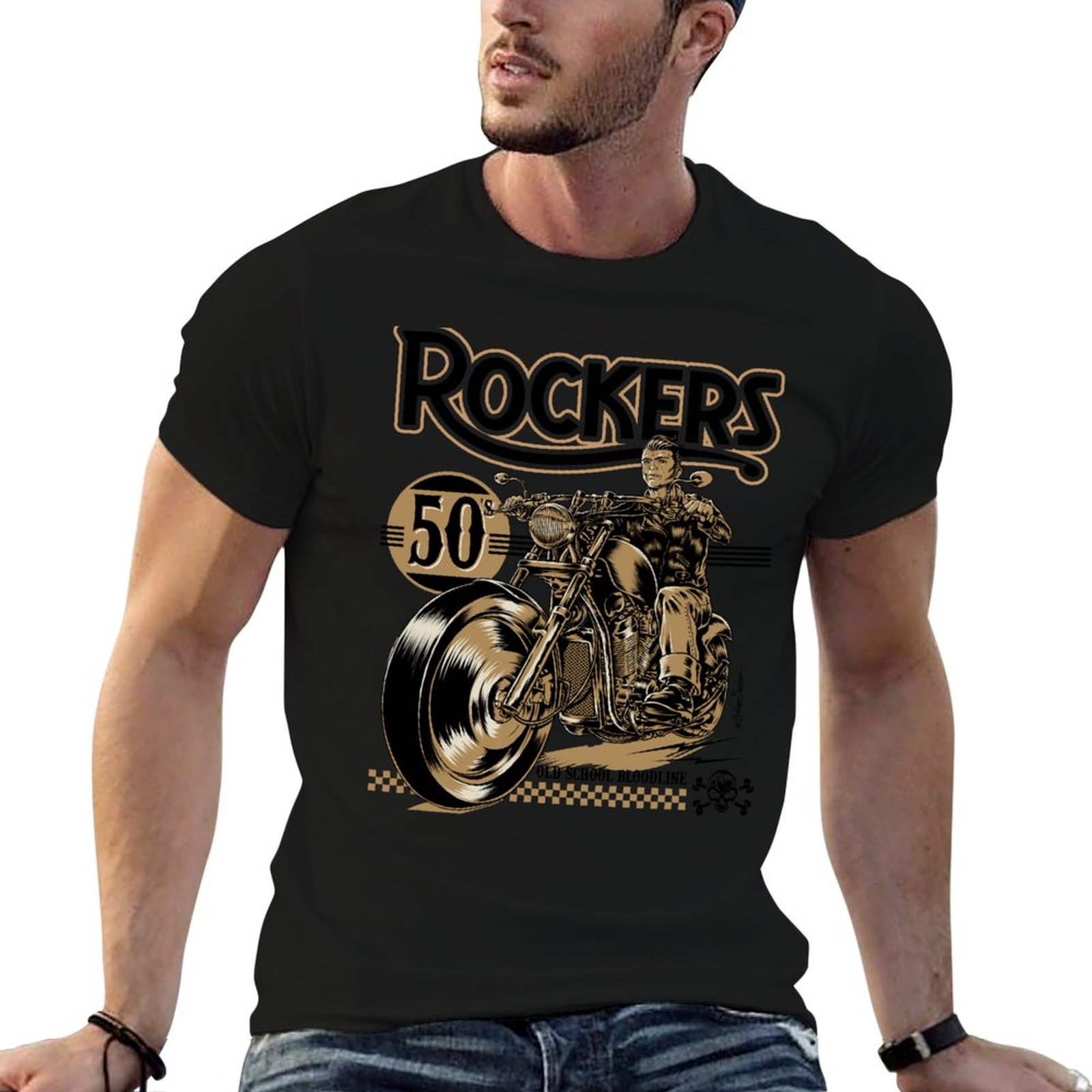 Rockers 50s T-Shirt, modisches – Mens Fashion In The 50S Bewertung und Preis