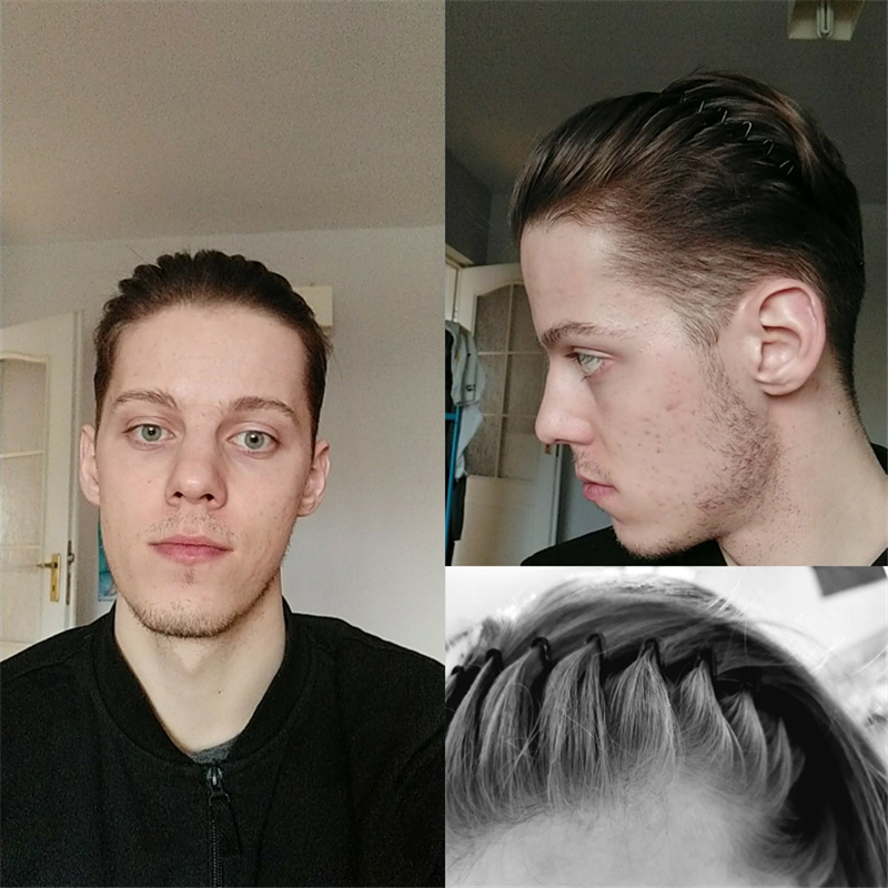 Mode Schwarz Metall Winkte Spo – Men Fashion Hair Style Bewertung und Preis