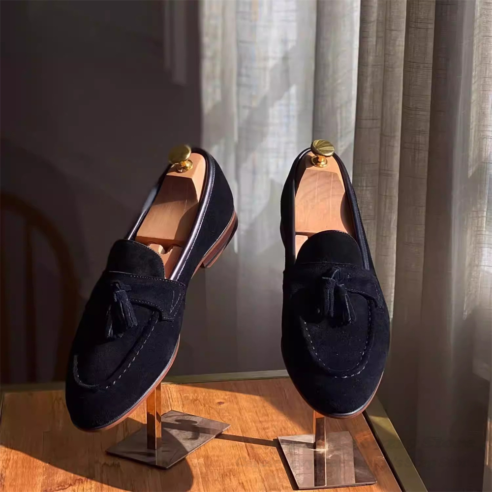 Braune Lederschuhe für Herren, – Suede Loafers Men Bewertung und Preis