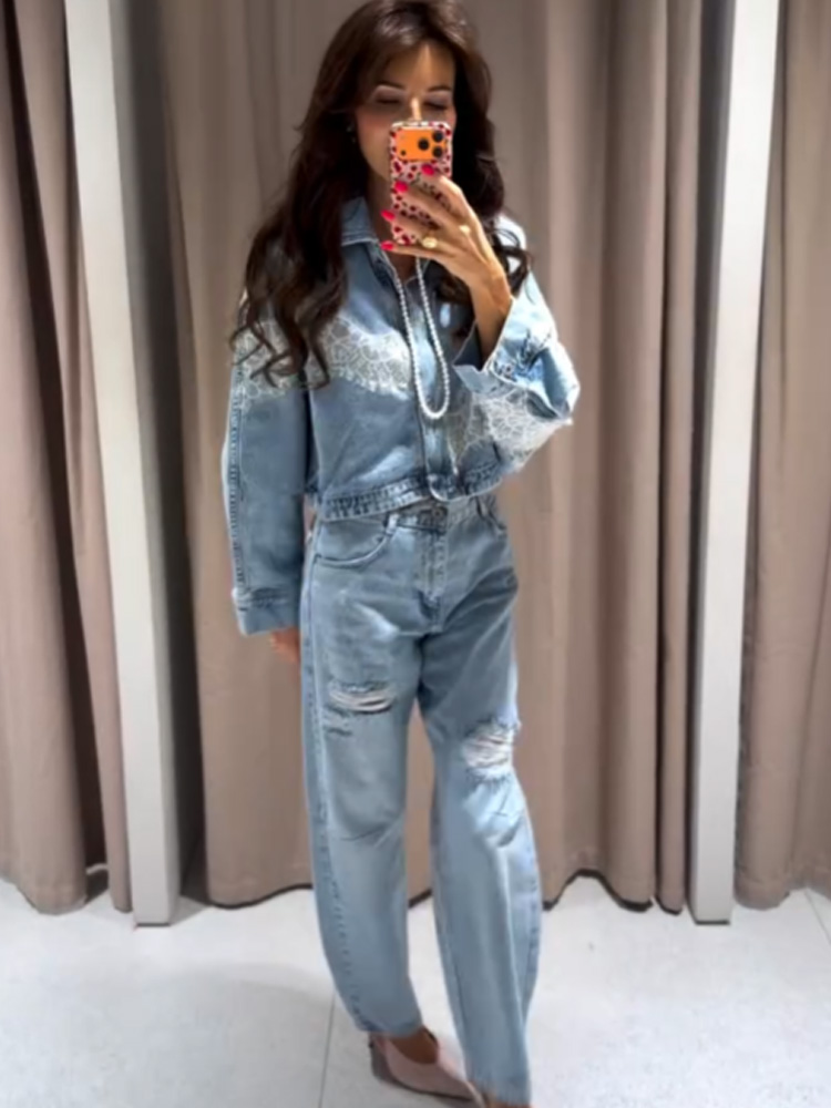 HH Frühling Damen Schickes Ein – Denim Jacket Vintage Bewertung und Preis