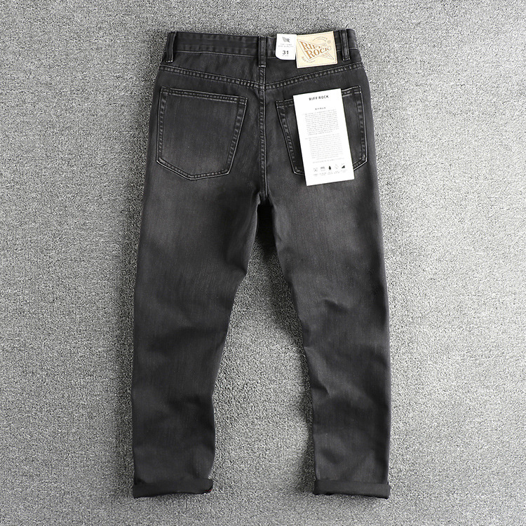 European American Neue Mode Fü – Men'S Fashion Grey Jeans Bewertung und Preis