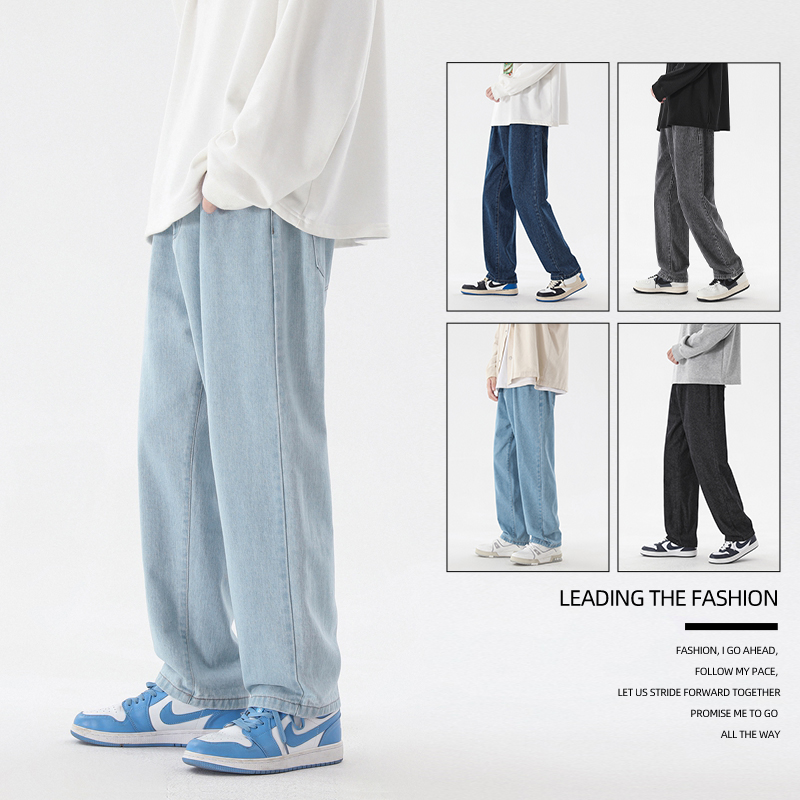 2023 neue Koreanische Mode Für – Men'S Fashion Grey Jeans Bewertung und Preis