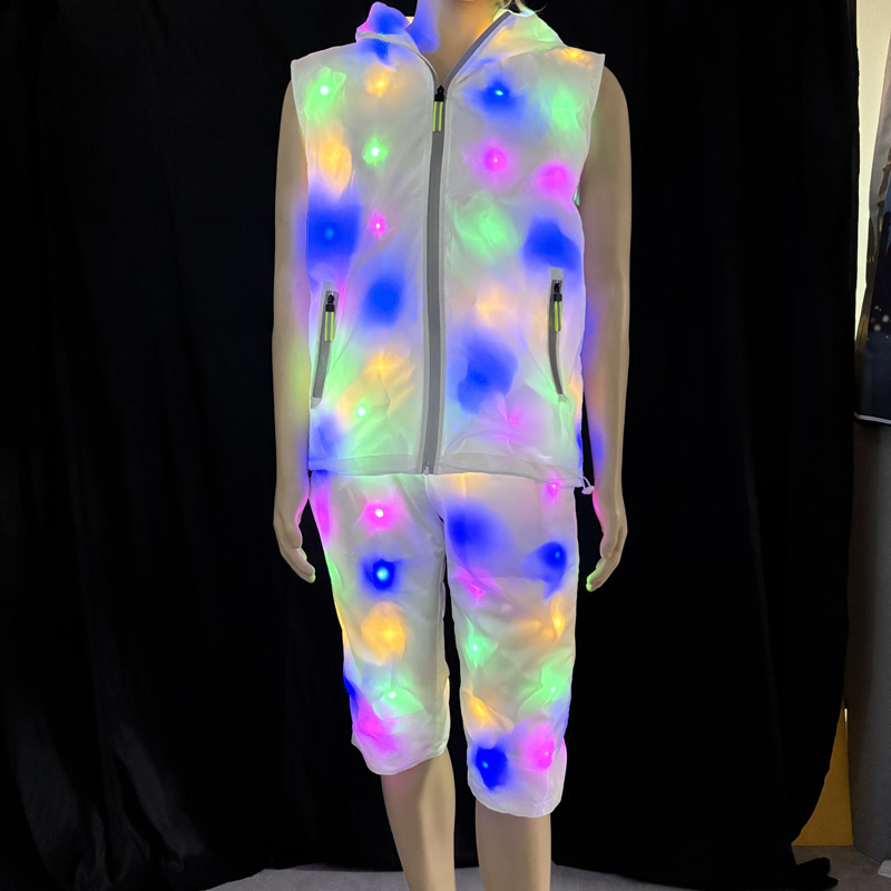Leuchtende Weste Jacke Kostüme – Men'S Fashion Light Jacket Bewertung und Preis
