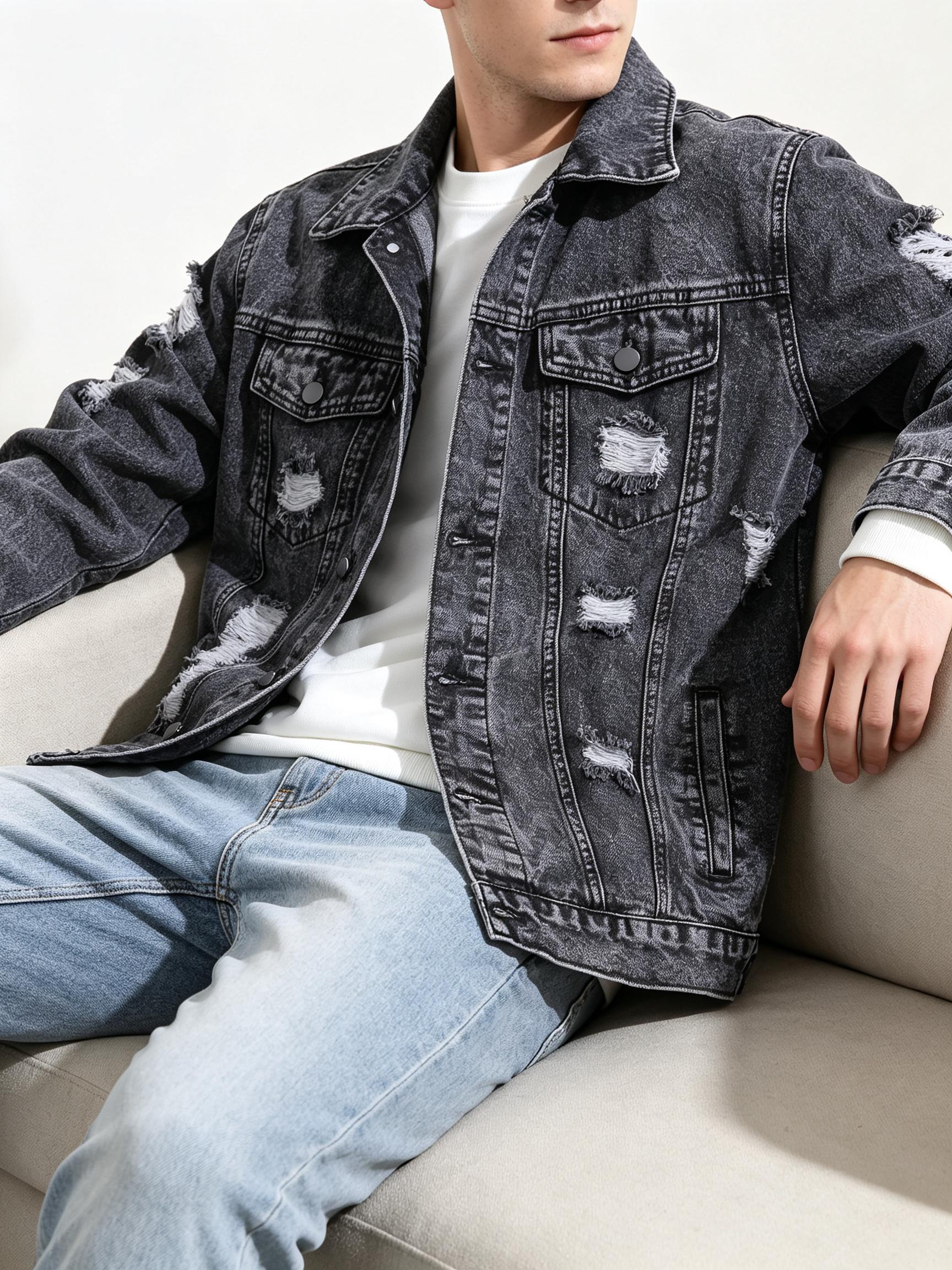 USA Vintage Light Denim Jacke, – Denim Jacket Vintage Bewertung und Preis