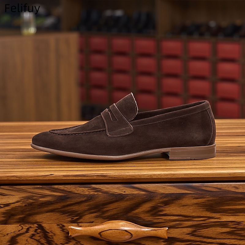 Bequeme, leichte Freizeit-Loaf – Suede Loafers Men Bewertung und Preis